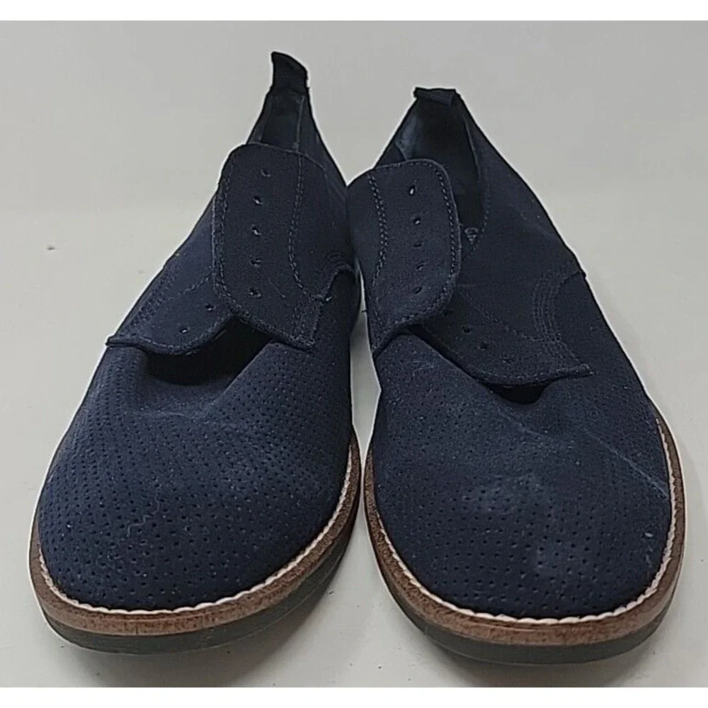 Gh Bass Blue Suede Men's Derby/oxford Casual Shoes Size 7.5 M